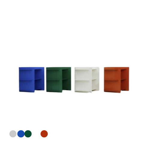 [피알피알] 벤트 쉘프 (5colors) 철제 모듈 선반